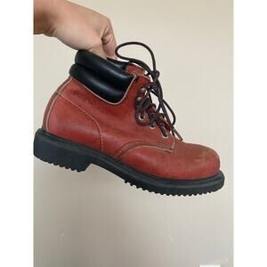 Vintage Red Wings 1970s Supersole Women's Boots 6D